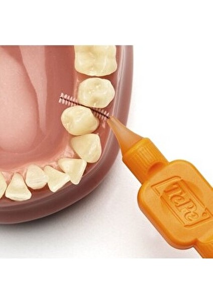 0.45 mm Turuncu Arayüz Fırçası 8'li İnterdental Temizlikte Yüksek Verimlilik fırsatları