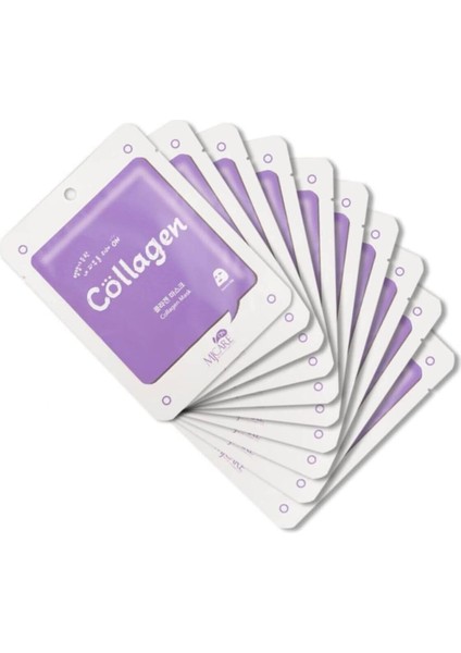 Mjcare On Collagen Mask Kolajen Özlü Yüz Maskesi 10&apos;lu modelleri