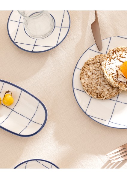 Azurine 26 Parça Kahvaltı Takımı - Mavi/beyaz fırsatları