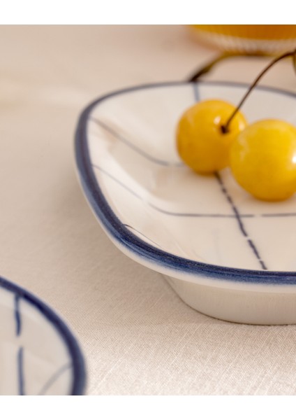 Azurine 26 Parça Kahvaltı Takımı - Mavi/beyaz