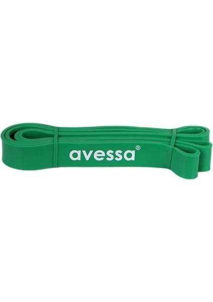 Avessa Latex Güç Bandi 32 mm Sert (208CM x 3,5 x 32MM) Yeşil modelleri