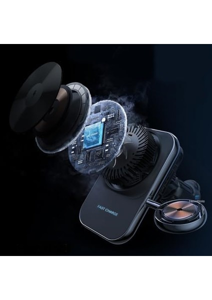 Kablosuz Şarj Ile Uyumlu Kablosuz Araç Şarj Aleti 2&apos;si 1 Arada, 15W Şarj Aleti 2 Amper Araç Telefon Tutucu 15 14 13 12 11 Pro Max Ultra 2/1 Seri 9 8 7 6 5 4 3 Uyumlu fiyatları