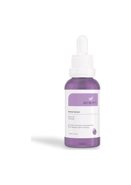 Wıwıfy Kırışıklık Karşıtı, Onarıcı, Besleyici Retinol + Vita-A Serum (1% Retinol + Ceramide) Anti-Aging Retınol Serum