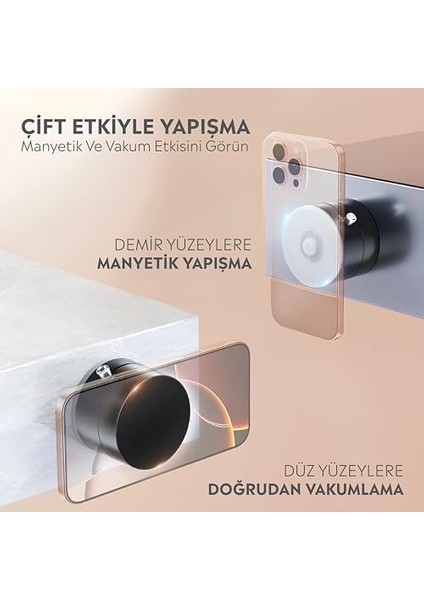 A2 Pro 180 Derece Dönebilen Vakumlu Tasarım Araç Içi Telefon Tutucu fiyatları