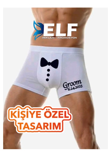 Kişiye Özel Damat Boxer