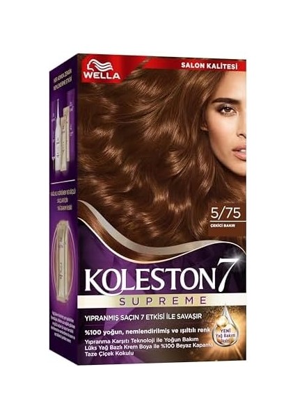 Koleston Kit 5-75 Çekici Bakır Saç Boyası fiyatları