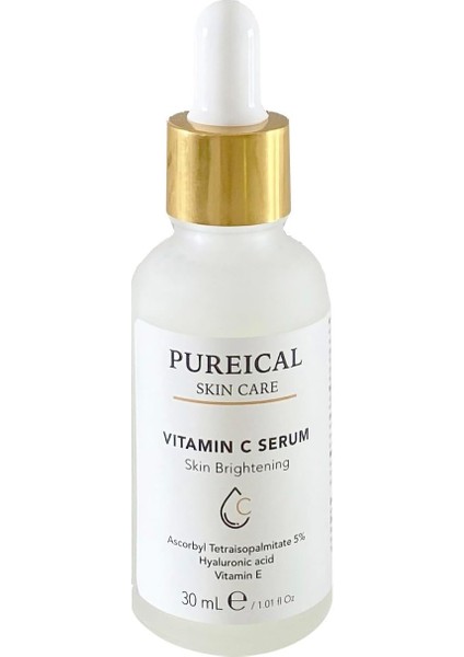 Pureical C Vitamini Serumu, Aydınlatıcı, Ton Eşitleyici, Leke Karşıtı,%5 Ascorbyl Tetraisopalmitate C Vitamini Serumu 30 ml modelleri