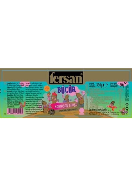Fersan Kornişon Turşu 370 ml fiyatları