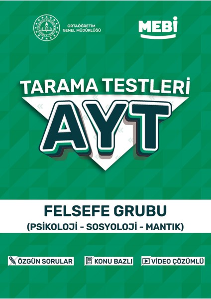 Ayt Tarama Tesleri Sözel (Meb) fırsatları
