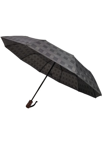10 Tellili Tam Otomatik Kahverengi Şemsiye, Şık ve Dayanıklı Tasarım modelleri