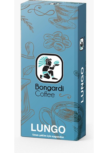 Nespresso Uyumlu Lungo Blend Kapsül Kahve 10 Adet