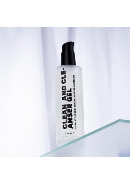 Clean And Cleanser Su Bazlı Yüz Temizleyici Jel | Salisilik Asitli | Gözenek Temizleyici | Sebum Dengeleyici | Aloe Vera ve Bitki Özlü | 100 ml modelleri