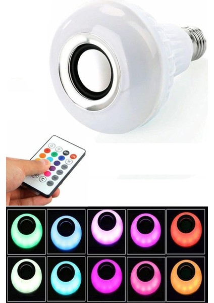 Hoparlör Akıllı LED Ampul Lamba 1250