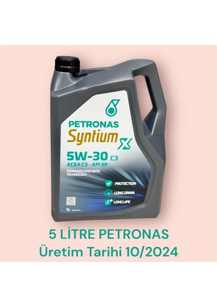 5W30 Motor Yağ 5 Litre Ekim 2024 Tarihli