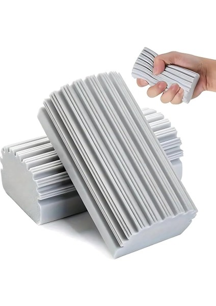 Çok Amaçlı Sihirli Temizlik Süngeri – Nemli Silgi Sünger, Toz Mıknatısı, Sünger Musky, Güçlü Leke ve Toz Temizleyici, Yeniden Kullanılabilir, Her Yüzeye Uygun, Ev Ofis Araç Temizliği (1 Adet)