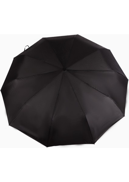 Şık Ahşap Saplı Otomatik Siyah Şemsiye, Rüzgar ve Yağmura Karşı Dayanıklı fırsatları