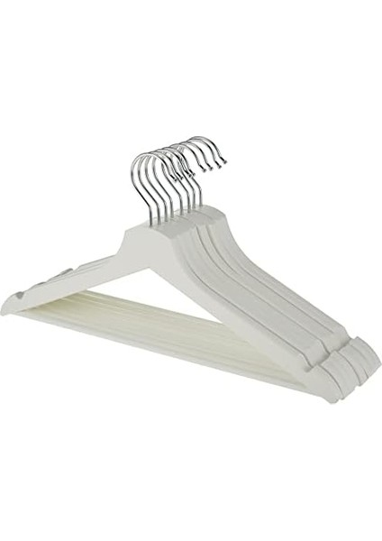 "bumerang" Ahşap Askısı, 8’li Paket, Masif Ahşap, Beyaz modelleri