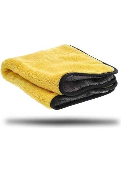 - Ultra Kalın Mikrofiber Oto Araba Yıkama Kurulama Havlusu 60X30 Cm, Orta Boy Çift Katlı Araç Kurutma ve Torpido Silme Bezi (Sarı-Gri) fiyatları