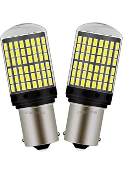 144 Ledli Ultra Parlak Geri Vites Park Ampül Tek Duy Beyaz (2 Adet) modelleri