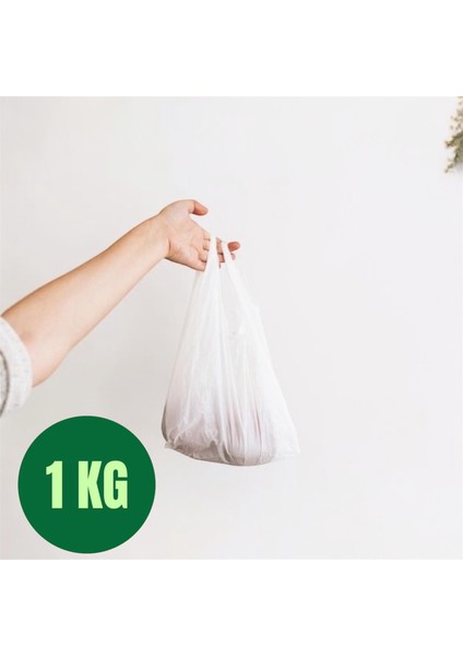 Beyaz Atlet Market, Manav, Çöp Küçük Boy Poşet 1 kg