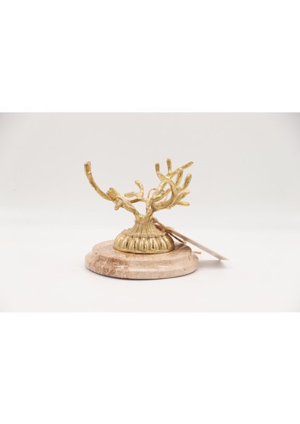 El Yapımı Dekoratıf Mermer Taşlı Bronz Desenli Obje fiyatları