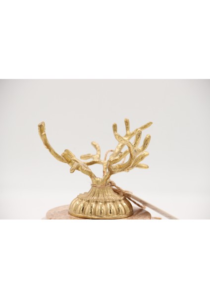 El Yapımı Dekoratıf Mermer Taşlı Bronz Desenli Obje modelleri