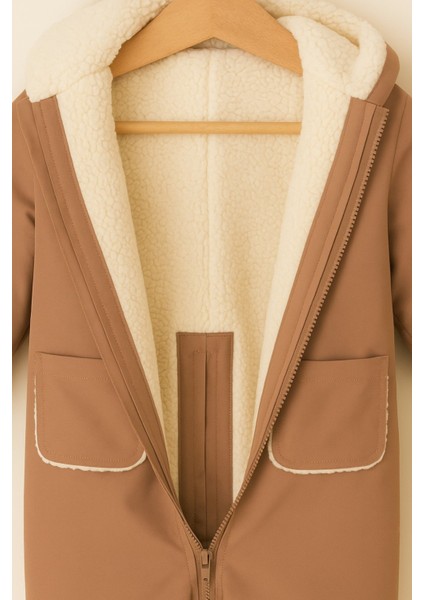 Su Geçirmez, Içi Yumuşak Kürk Astarlı, Cepli, Kapüşonlu Bebek-Çocuk Astronot-Kozmonot Tulum fiyatları