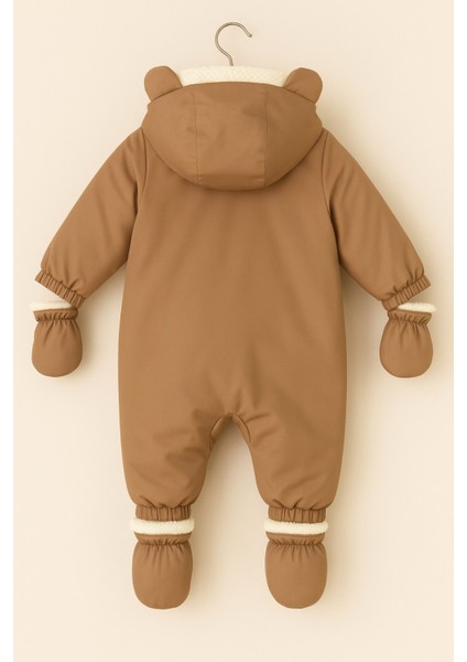 Su Geçirmez, Içi Yumuşak Kürk Astarlı, Cepli, Kapüşonlu Bebek-Çocuk Astronot-Kozmonot Tulum modelleri