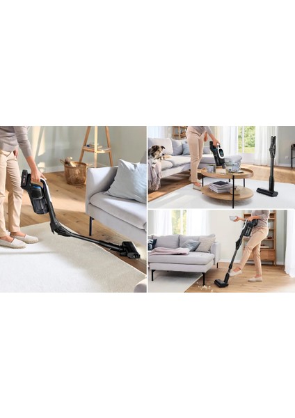 BCS1041WAC Unlimited 10 Akıllı Dikey Süpürge Çift Batarya Microclean Sensörlü & Ekranlı modelleri