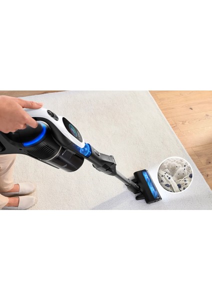 BCS1041WAC Unlimited 10 Akıllı Dikey Süpürge Çift Batarya Microclean Sensörlü & Ekranlı