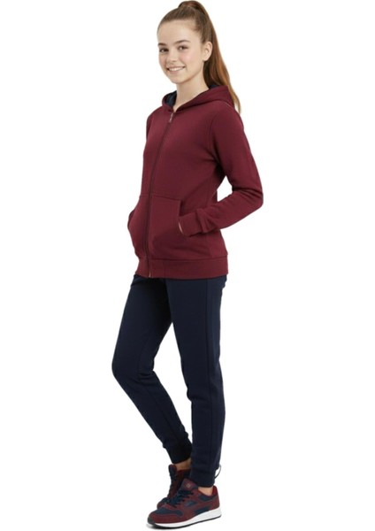 Kız Çocuk Kapüşonlu Fermuarlı 3 Iplik Eşofman Takım BGL-ST05051 fiyatları