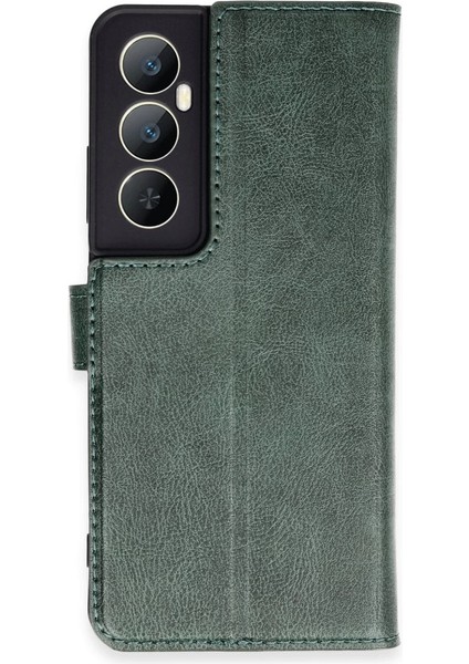 Buğz Realme C65 Kılıf Trend S Plus Kapaklı Kılıf - Yeşil