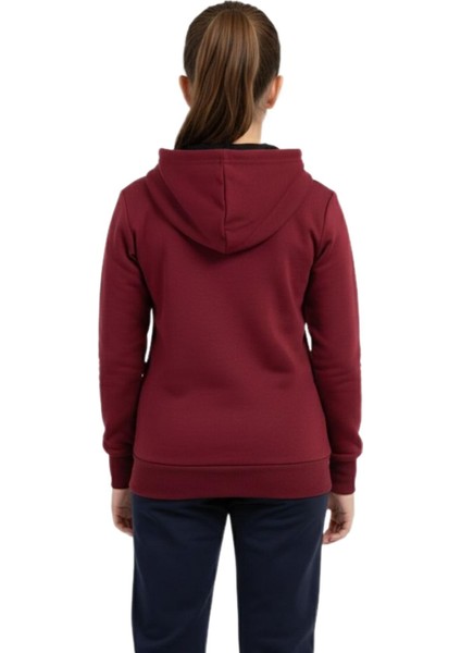 Çocuk Bordo Kapüşonlu Cepli 3 Iplik Kız Erkek Sweatshirt BGL-ST05004 modelleri