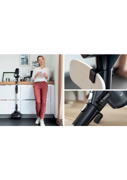 Unlimited 7 BCS711EXT Şarjlı Dik Süpürge - Katlanabilir Boru & LED Başlık Çift Bataryalı fırsatları