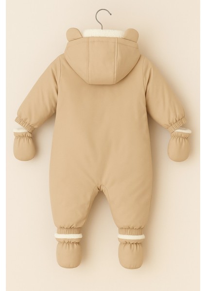 Su Geçirmez, Içi Yumuşak Kürk Astarlı, Cepli, Kapüşonlu Bebek-Çocuk Astronot-Kozmonot Tulum modelleri