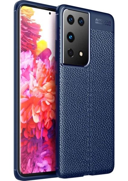 Buğz Samsung Galaxy S21 Ultra Kılıf Auto Focus Kapak - Lacivert