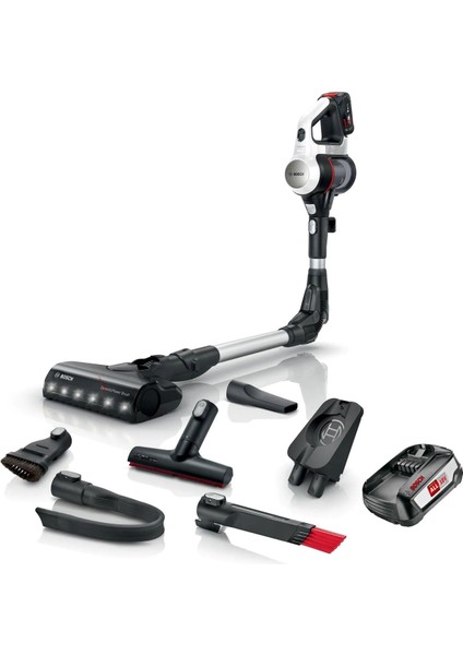 BCS711XXL Unlimited 7 Kablosuz Dikey Süpürge Çift Batarya Esnek Gövde & LED Başlık)