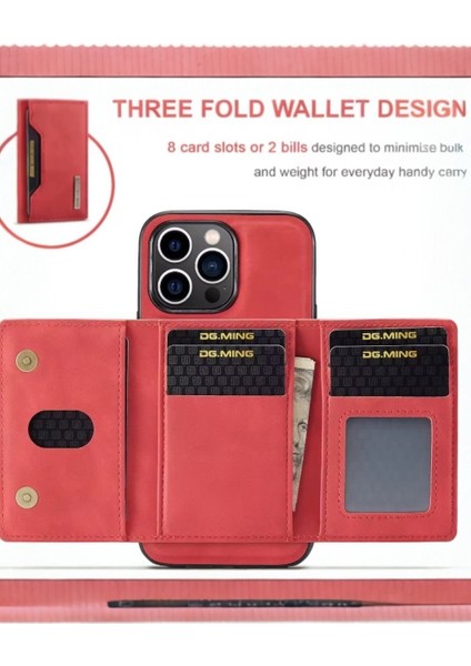 Iphone Uyumlu Hakiki Deri Ming Mıknatıslı Magsafe Kartlıklı Cüzdanlı Kılıf fiyatları