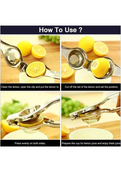 Buğz Paslanmaz Çelik Limon Sıkacağı modelleri