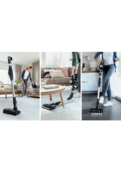 BCS712XXL Unlimited 7 Çift Bataryalı Kablosuz Dikey Süpürge - Siyah (10 Yıl Motor Garantisi) fırsatları