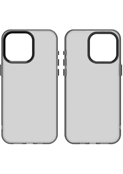 Iphone 15 Pro Max Uyumlu Kılıf Sararmaz Leke Tutmaz Buzlu Mat Renkli Soft Transparan Silikon Kapak fiyatları