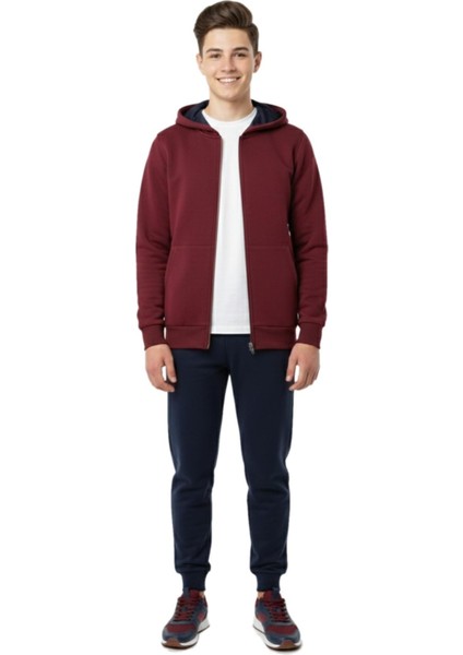 Erkek Çocuk Kapüşonlu Fermuarlı 3 Iplik Eşofman Takım BGL-ST05050 indirimleri