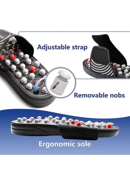 Buğz Ayak Masajı Akupunktur Terliği (38-39 Numara)