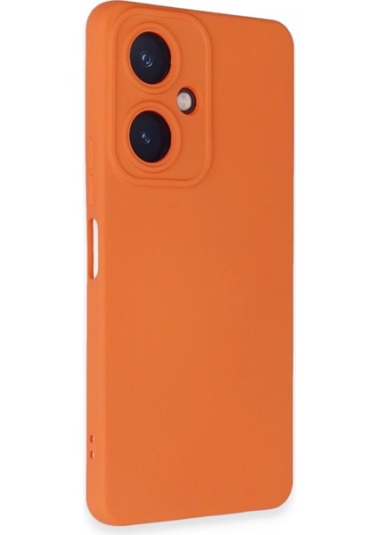 Buğz Newface Vivo Y27 Kılıf Nano Içi Kadife Silikon - Turuncu fiyatları