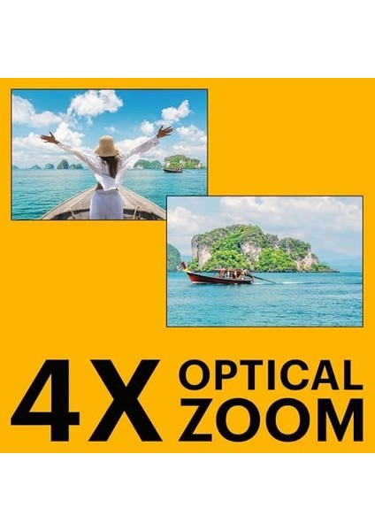 Pixpro Wpz2/4x Yakınlaştırma Su Altı Fotoğraf Makinesi-Beyaz fiyatları