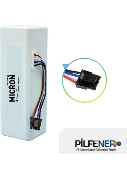 Mi Vacuum Mop 1c 2in1 Akıllı Süpürge Bataryası 14.4V 2600MAH Pil 14.4 Volt 2600 Mah Kutulu fiyatları