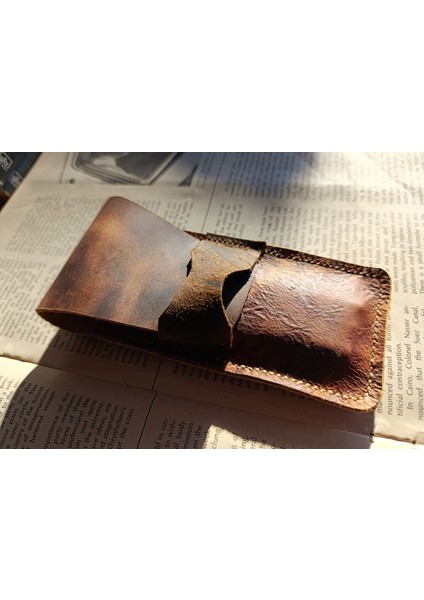 Gerçek Deri Özel Kalemleriniz Için Kalemlik ( 2*3 Kalem Için ) 27 cm \ 6 cm NLU74