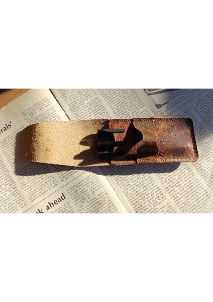 Gerçek Deri Özel Kalemleriniz Için Kalemlik ( 2*3 Kalem Için ) 27 cm \ 6 cm NLU74 fırsatları