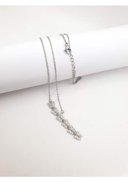 Zirkon Taşlı Altın Renk Kelebek Kolye 🦋 fırsatları