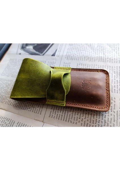 Gerçek Deri Özel Kalemleriniz Için Kalemlik ( 2*3 Kalem Için ) 27 cm \ 6 cm NLU94